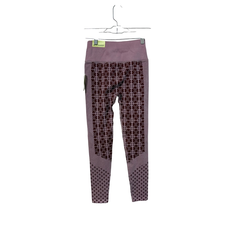 All In Motion Women Robust Maroon Ski Seamless Jacket and Leggings Set XS/S - Picture 4 of 11
